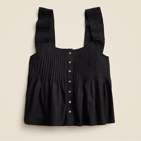 J. Crew Pintuck peplum top Size S - Picture 3 of 11